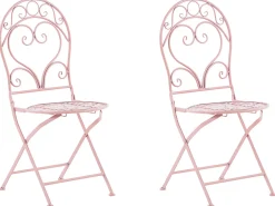 Zestaw na balkon 3 częściowy różowy