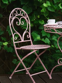 Zestaw na balkon 3 częściowy różowy