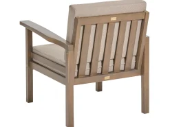 Zestaw ogrodowy sofa i 2 fotele ze stolikiem Certyfikowane drewno