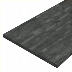 Zestaw Szafek Kuchennych 100 x 60 cm Dąb Artisan Szuflady Blat Beton Czarny