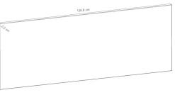 Zestaw szafka 120 cm + 2x umywalka + blat ADEL dąb wotan