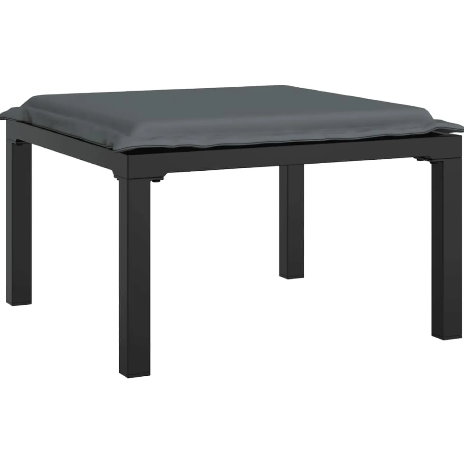 Zestaw wypoczynkowy do ogrodu Czarny Stal narożna + 2x sofa środkowa +