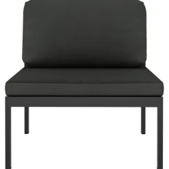 Zestaw wypoczynkowy do ogrodu Antracyt Aluminium 2x hjørne + 2x sofa