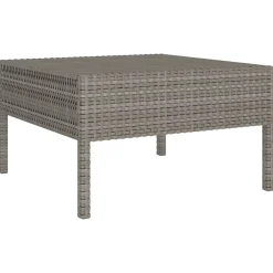 Zestaw wypoczynkowy do ogrodu Szary Technorattan 3x hjørne + 7x sofa