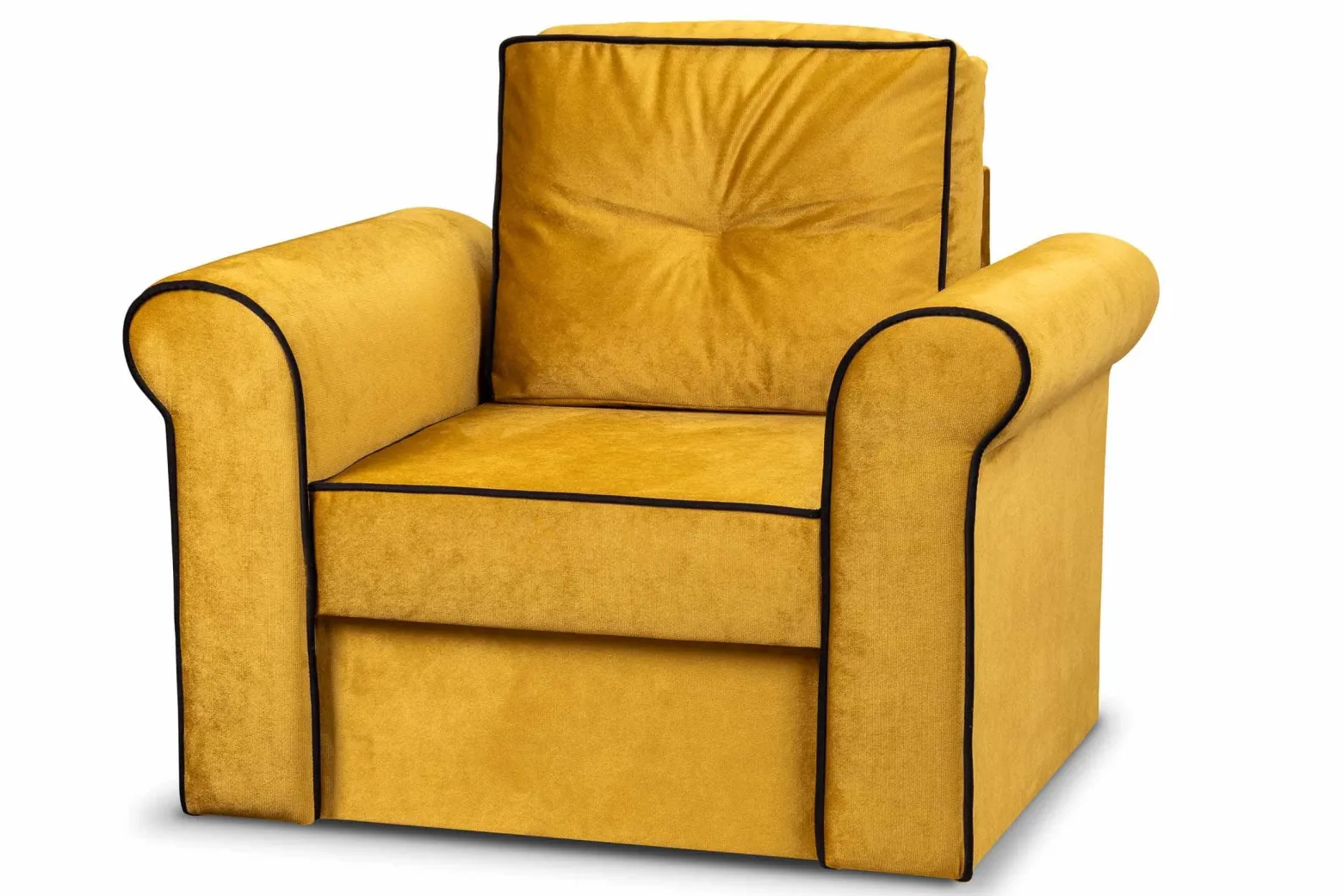 Zestaw Wypoczynkowy do Salonu Merida Sofa + 2 Fotele Żółty