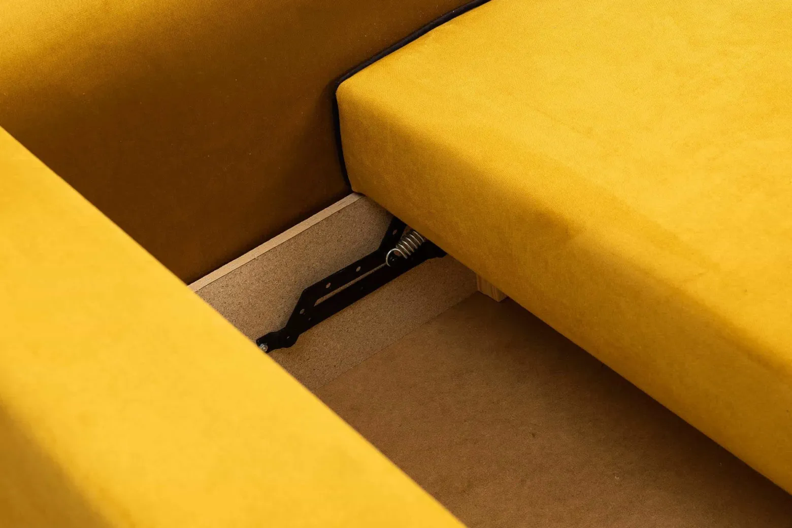 Zestaw Wypoczynkowy do Salonu Merida Sofa + 2 Fotele Żółty