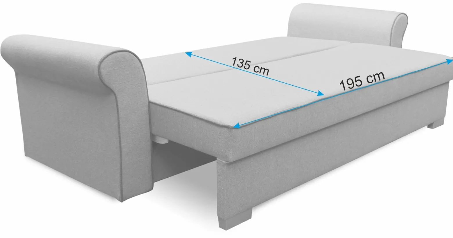 Zestaw Wypoczynkowy do Salonu Merida Sofa + 2 Fotele Żółty