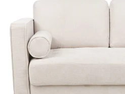 Zestaw wypoczynkowy 4-osobowy sofa fotel beżowy