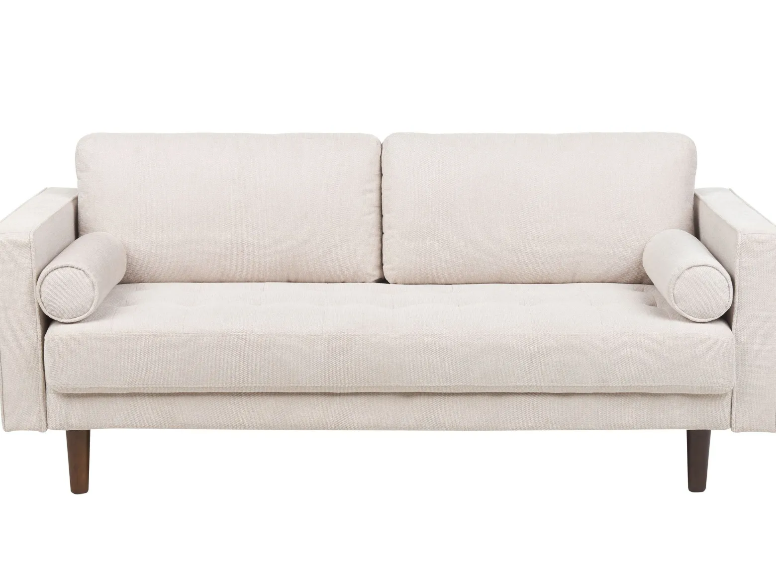 Zestaw wypoczynkowy 4-osobowy sofa fotel beżowy