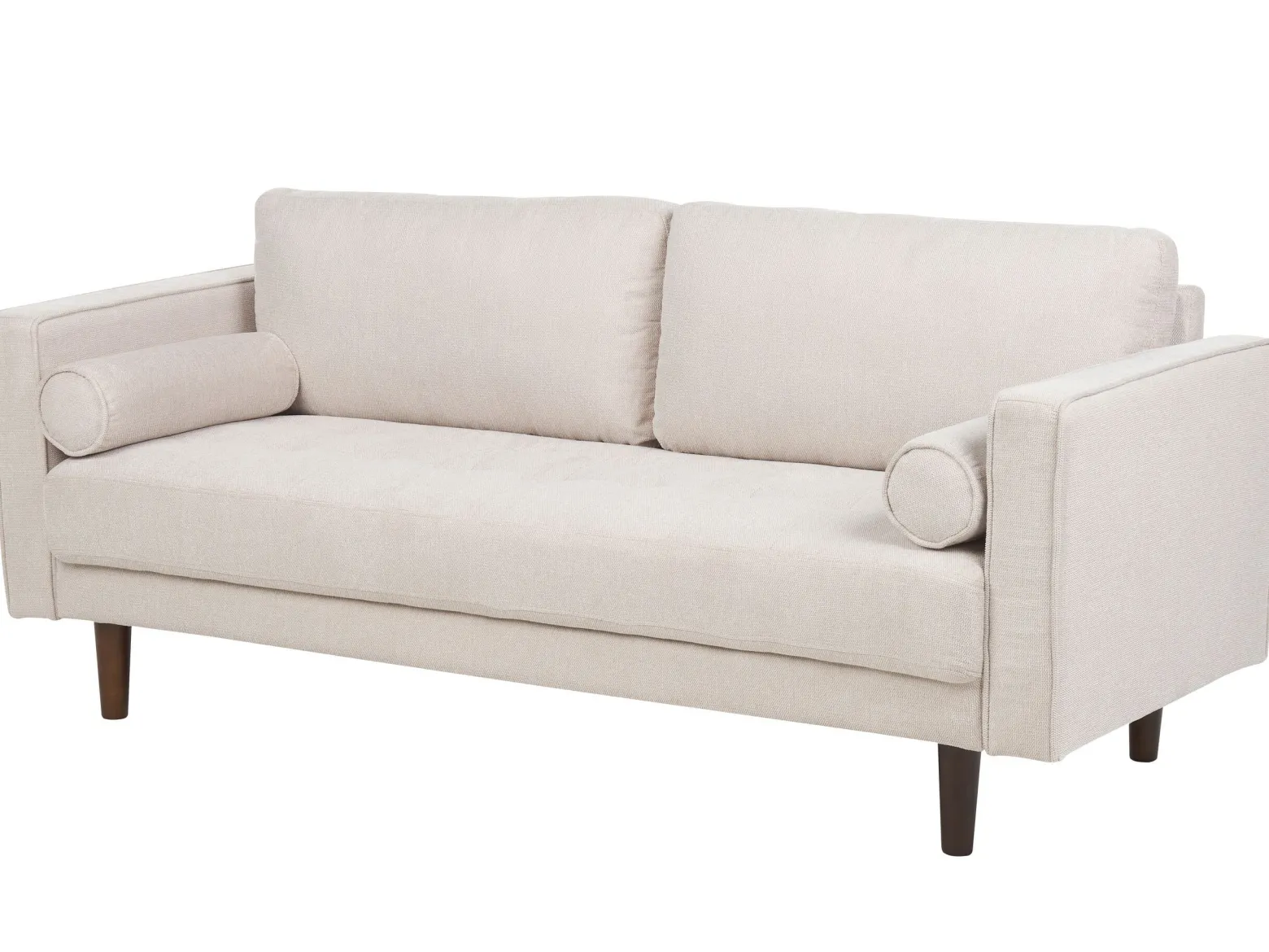 Zestaw wypoczynkowy 4-osobowy sofa fotel beżowy