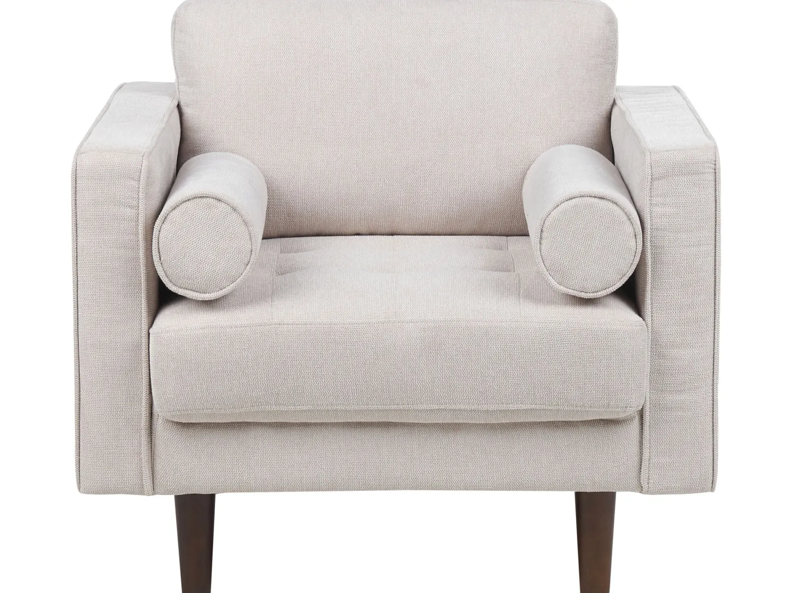 Zestaw wypoczynkowy 4-osobowy sofa fotel beżowy