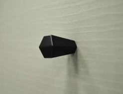 ZIELONA KOMODA 83 cm AVILA Proste METALOWE Nogi Uchwyty 2D