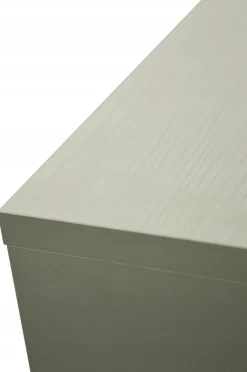 ZIELONA KOMODA 83 cm AVILA Proste METALOWE Nogi Uchwyty 2D