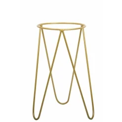 Złoty nowoczesny kwietnik Loft 50 cm